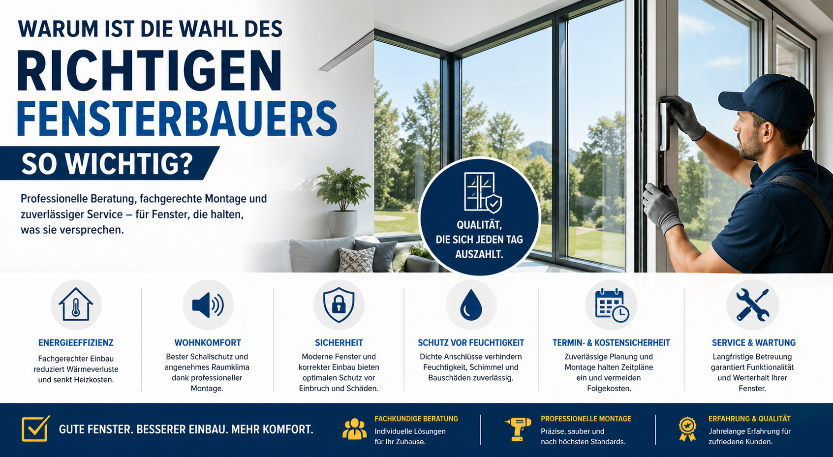 Warum ist die Wahl des richtigen Fensterbauers so wichtig?